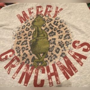 Merry Grinchmas long sleeve tshirt. Size 3x gildan brand. Worn once
